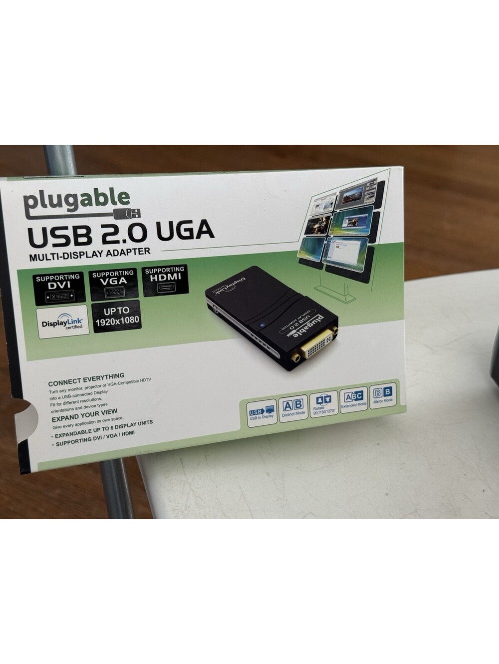Plugable USB 2.0 to VGA\DVI\HDMI Video Graphics Adapter for Multiple Monitors
